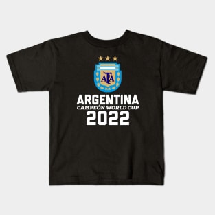 Argentina Campeón World Cup T-Shirt Kids T-Shirt